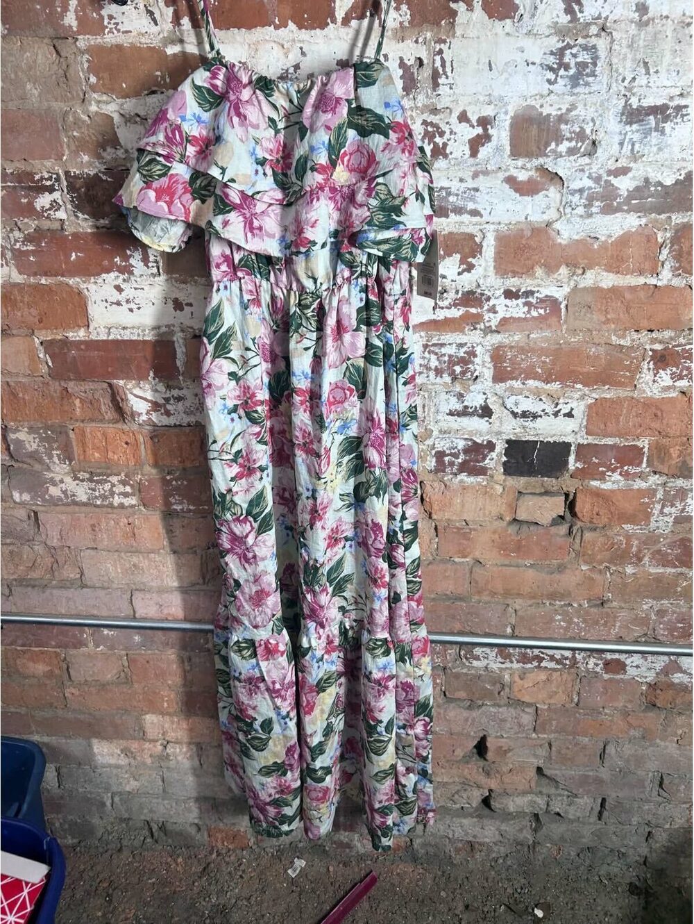 a new day Floral Off-Shoulder Maxi Dress Size S